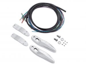 REAR TURN SIGNAL/LICENSE PLATE RELOCATION KIT - Chrome 67800802