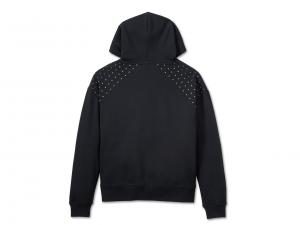Pullover "Studded Out Pull Over Hoodie Black"_1