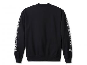 Pullover "Willie G Sketchy #1 Crewneck Sweatshirt True Black"_1