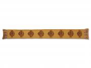 SCARF-KNIT,BROWN 97628-25VM