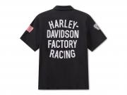 SHIRT-KNIT,FACTORY RACING,BLAC 96377-26VX