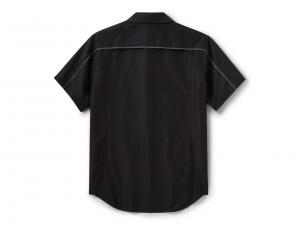 SHIRT-WOVEN,BLACK_1