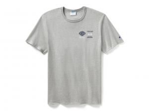 Champion x Harley-Davidson Fanatic Tee Grey<br /> 96869-24VM