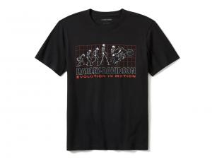 TEE-KNIT,BLACK 96478-25VM