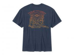TEE-KNIT,ENGINE TWINS,BLUE 96391-26VM