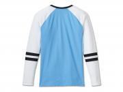 TOP-KNIT,BLUE/WHITE COLORBLOCK_1